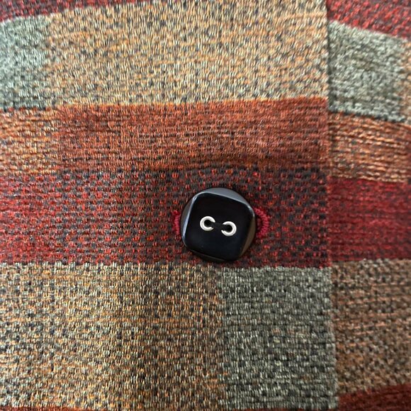 Christopher & Banks Womens Multicolor Striped Button-Up Blazer Jacket XL - Picture 5 of 8